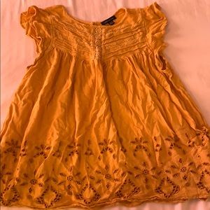 Babydoll tank (mustard yellow)